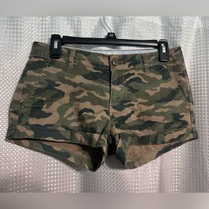 SO Shorts Camo Stretch Juniors Size 7 Punk